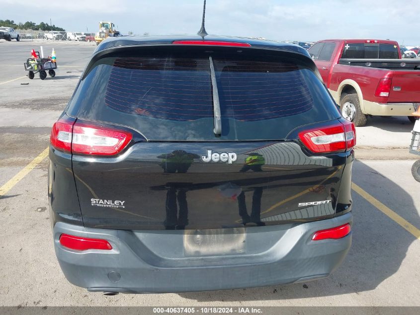 2016 Jeep Cherokee Sport VIN: 1C4PJLAB0GW113662 Lot: 40637405