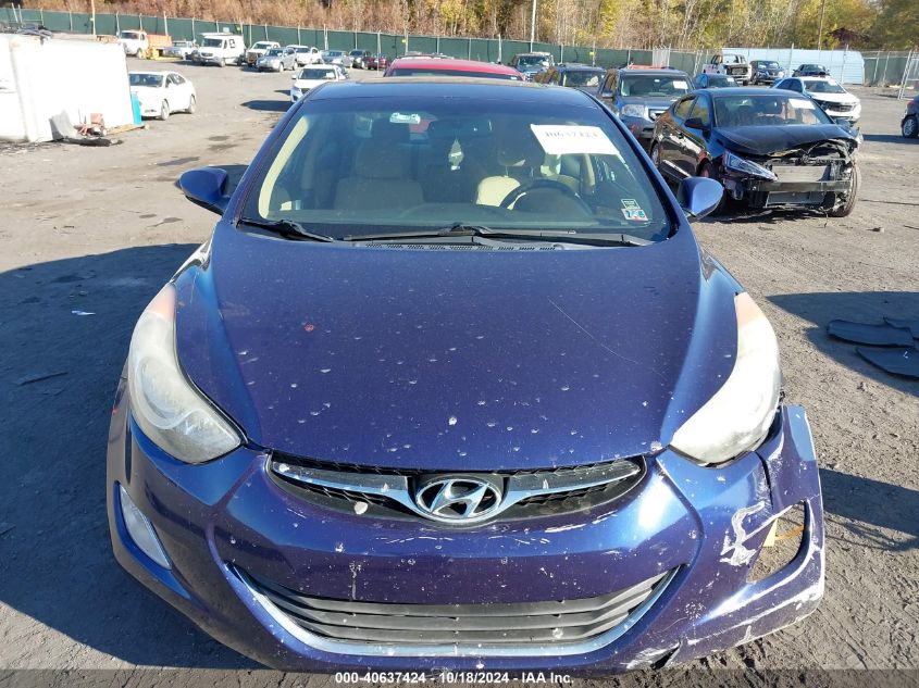 2013 Hyundai Elantra Gls VIN: 5NPDH4AE6DH236706 Lot: 40637424