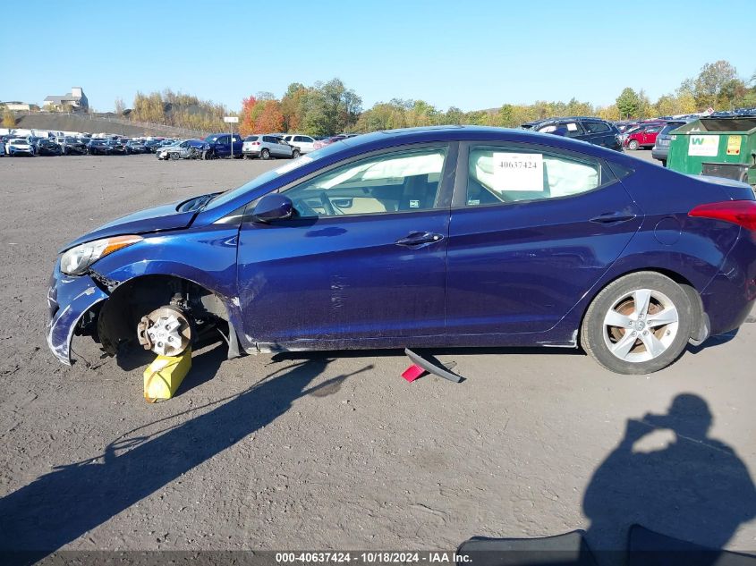 2013 Hyundai Elantra Gls VIN: 5NPDH4AE6DH236706 Lot: 40637424