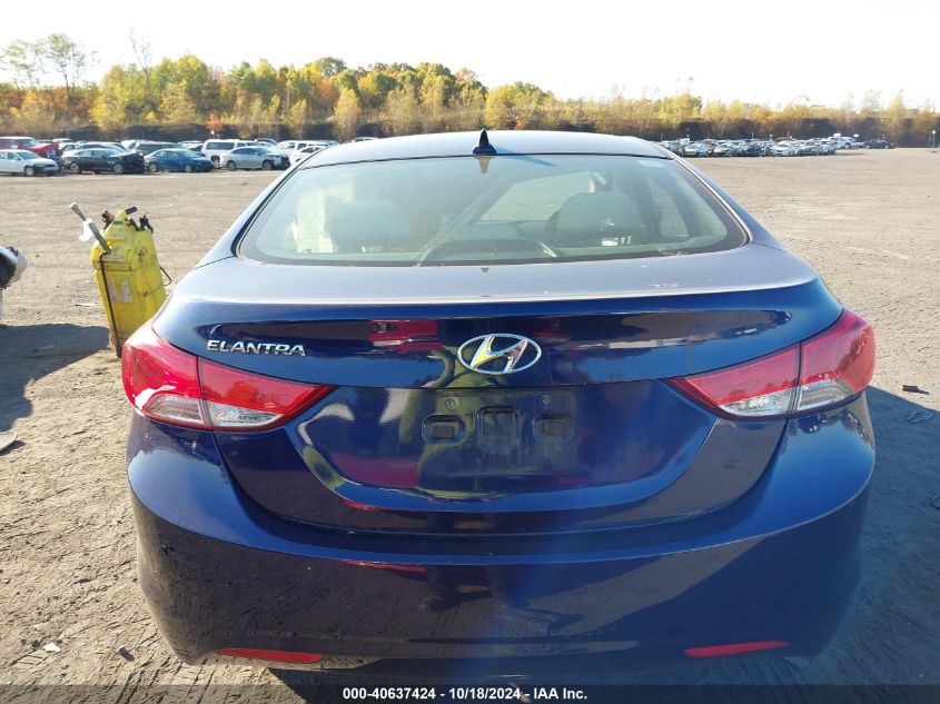 2013 Hyundai Elantra Gls VIN: 5NPDH4AE6DH236706 Lot: 40637424