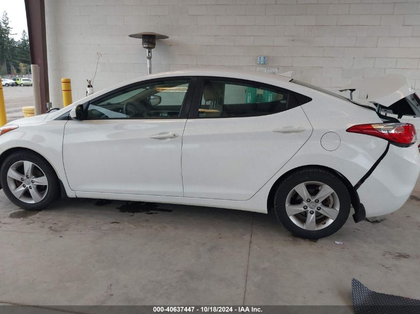 2013 Hyundai Elantra Gls VIN: 5NPDH4AE6DH293505 Lot: 40637447