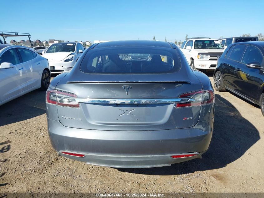 2014 Tesla Model S P85 VIN: 5YJSA1H11EFP50055 Lot: 40637463