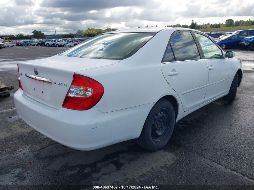 2003 Toyota Camry Le VIN: JTDBE32K130189577 Lot: 40637467