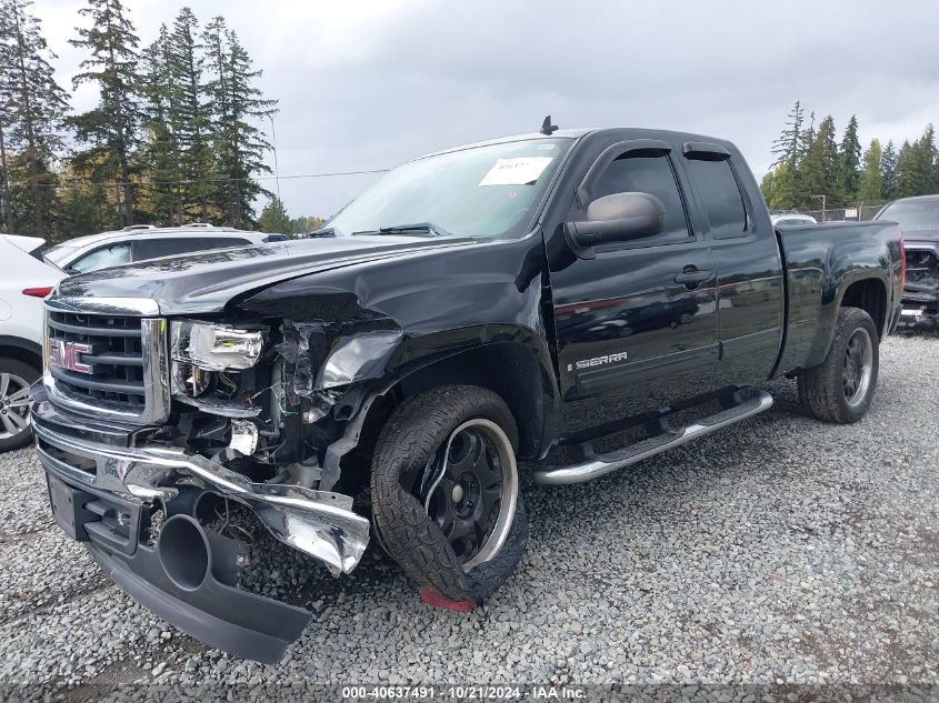 2009 GMC Sierra 1500 Sle VIN: 2GTEK290191112466 Lot: 40637491