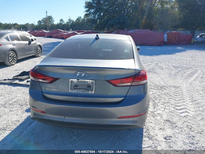 2017 Hyundai Elantra Value Edition VIN: KMHD84LF2HU248834 Lot: 40637504