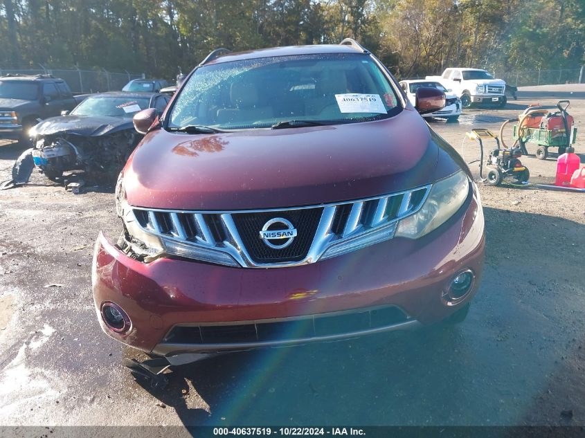 2009 Nissan Murano Sl VIN: JN8AZ18U19W028086 Lot: 40637519