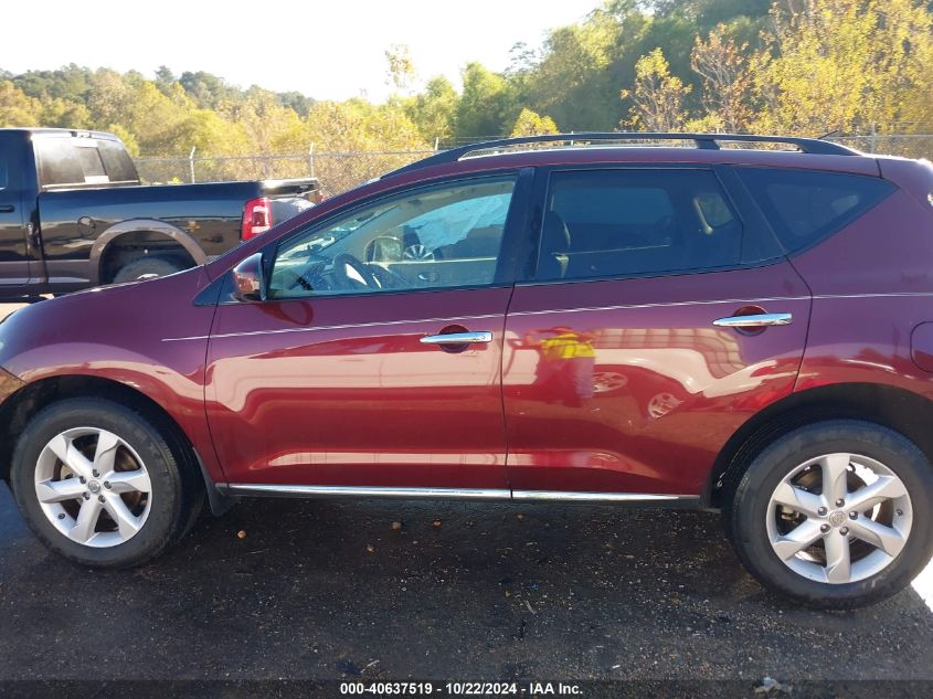 2009 Nissan Murano Sl VIN: JN8AZ18U19W028086 Lot: 40637519