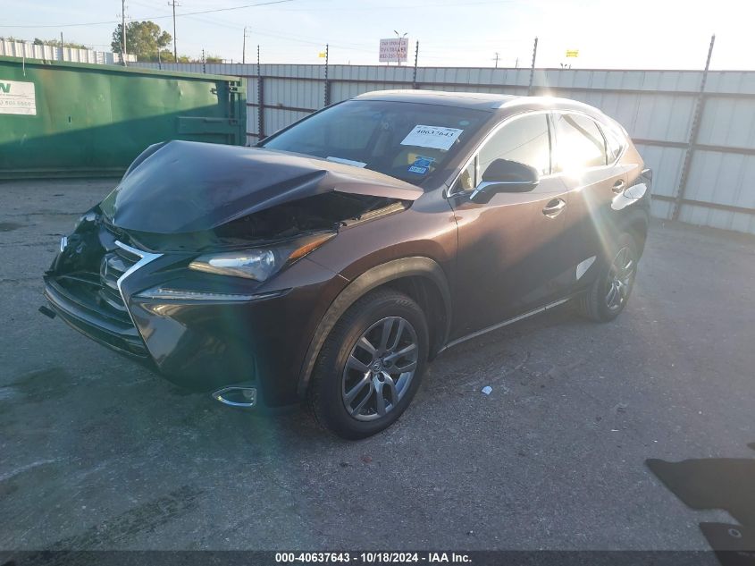 VIN JTJYARBZ1F2016928 2015 Lexus NX, 200T no.2