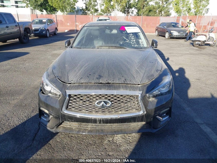 VIN JN1EV7AP9JM352454 2018 INFINITI Q50 3.0T LUXE