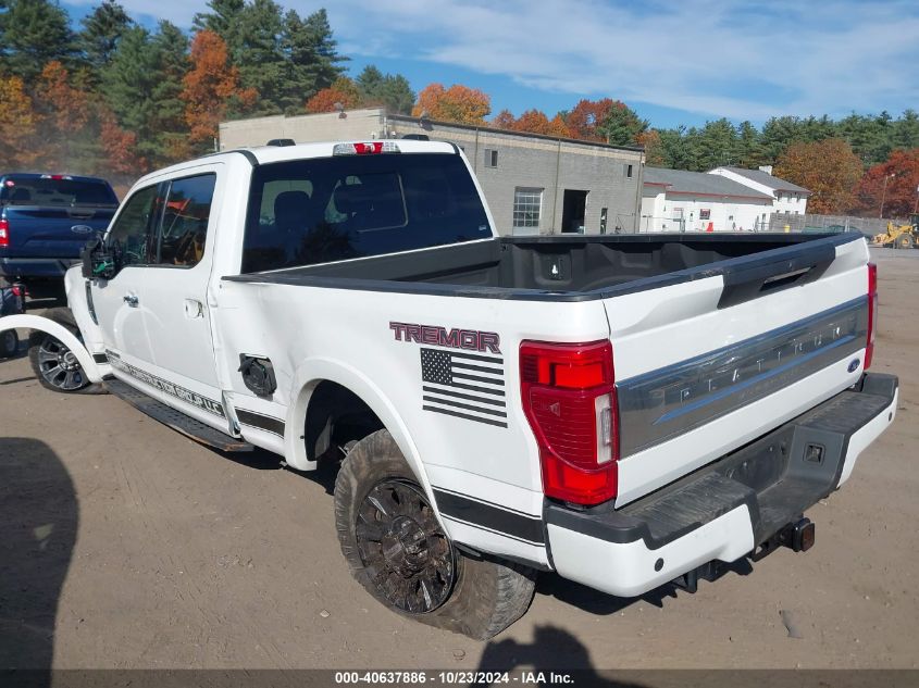 2020 Ford F-350 Platinum VIN: 1FT8W3BT6LED43476 Lot: 40637886