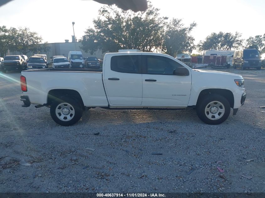 2021 Chevrolet Colorado 2Wd Long Box Wt VIN: 1GCGSBEN3M1164061 Lot: 40637914