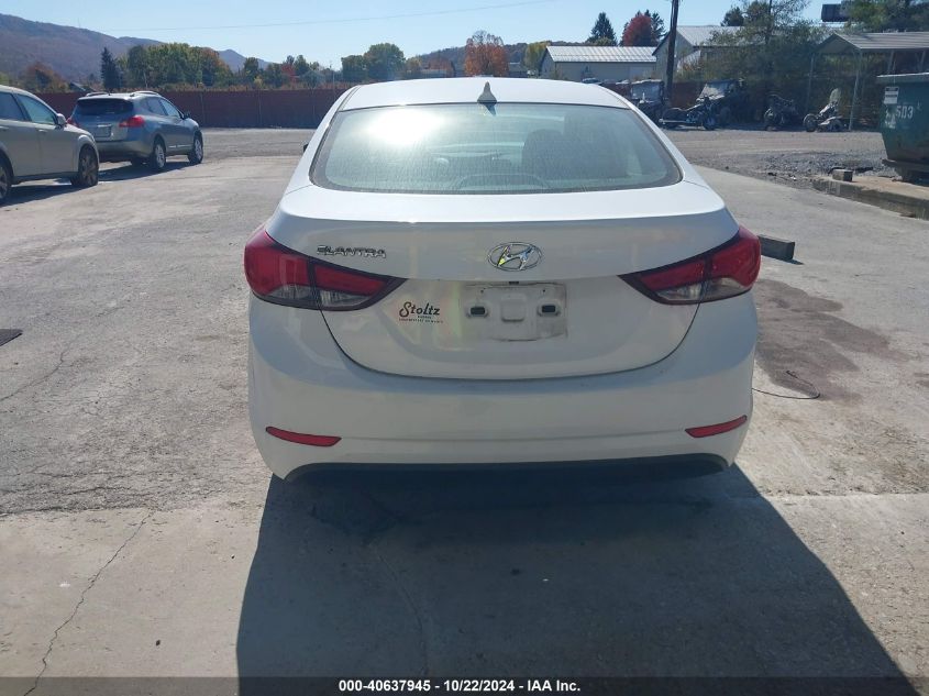 2015 Hyundai Elantra Se VIN: 5NPDH4AE6FH608208 Lot: 40637945