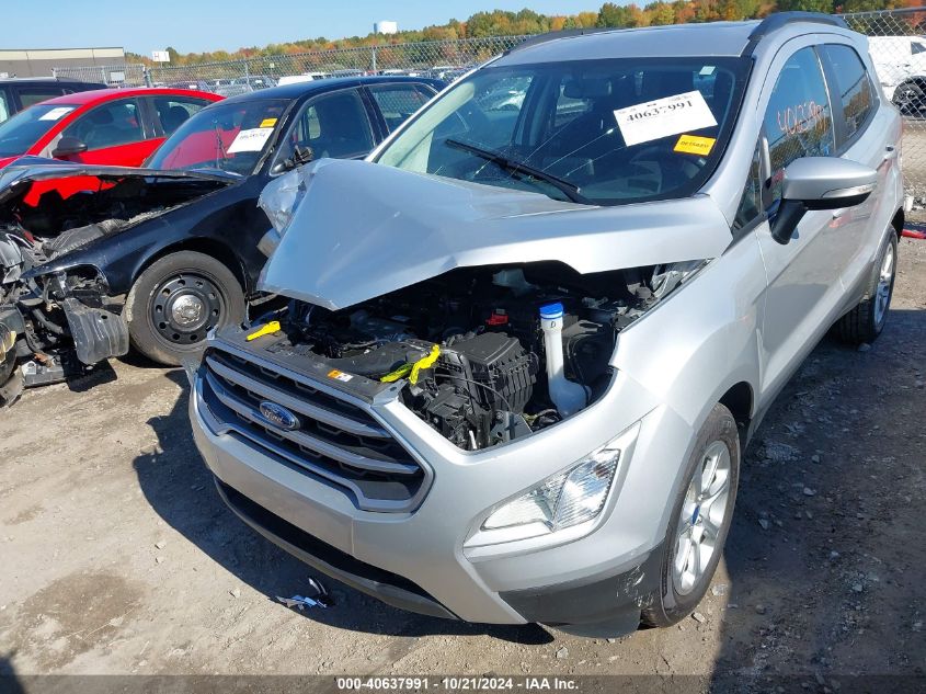 2021 Ford Ecosport Se VIN: MAJ3S2GE3MC425484 Lot: 40637991