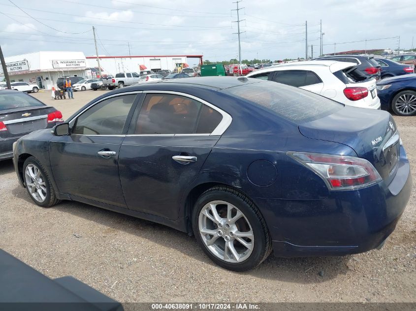 2014 Nissan Maxima 3.5 Sv VIN: 1N4AA5AP2EC913817 Lot: 40638091