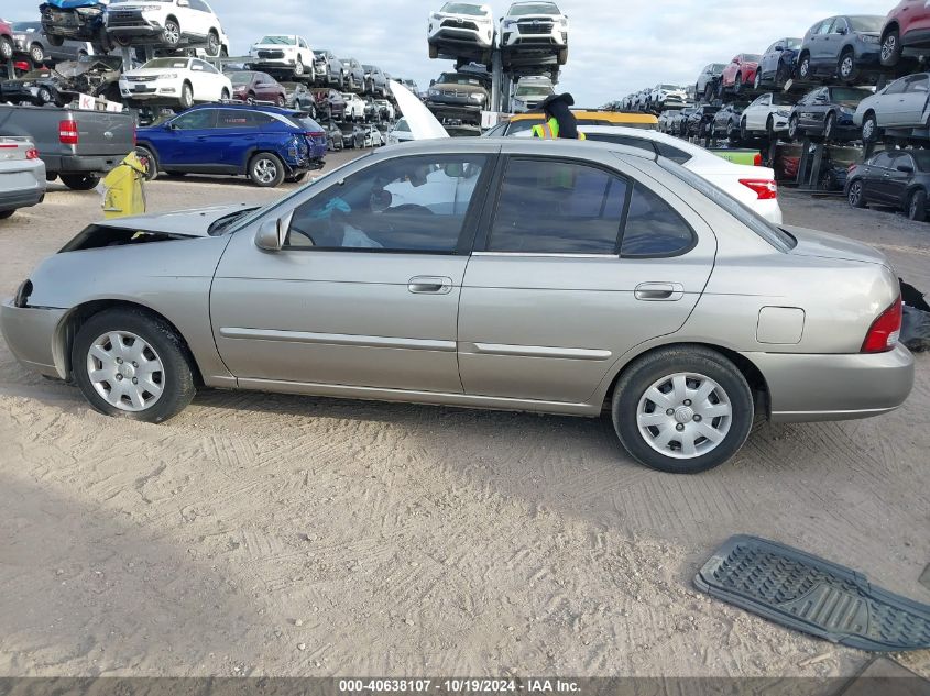 2000 Nissan Sentra Xe/Gxe VIN: 3N1CB51D3YL338273 Lot: 40638107