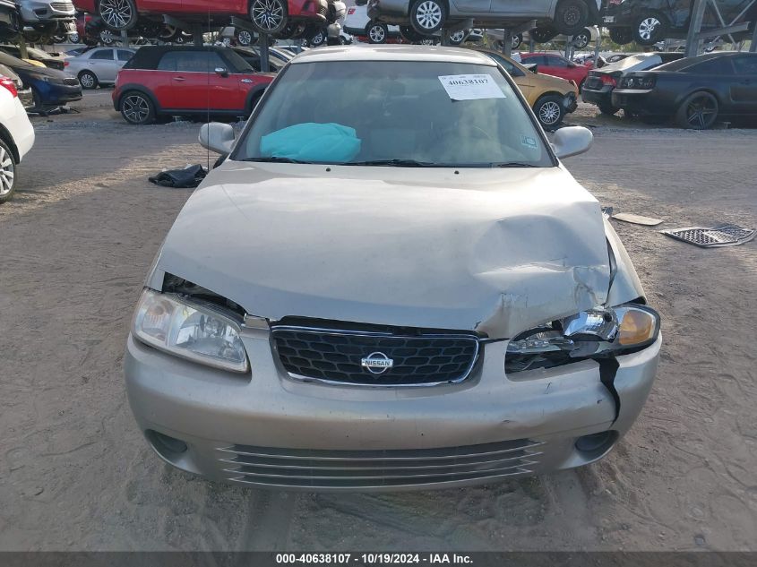 2000 Nissan Sentra Xe/Gxe VIN: 3N1CB51D3YL338273 Lot: 40638107