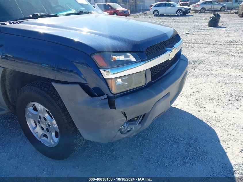 2002 Chevrolet Avalanche 1500 VIN: 3GNEK13T52G341752 Lot: 40638108