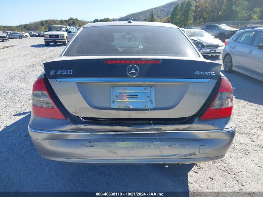 2008 Mercedes-Benz E 350 4Matic VIN: WDBUF87XX8B272037 Lot: 40638110