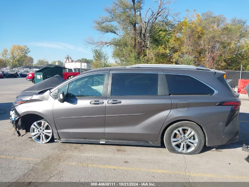 2024 Toyota Sienna Limited/Platinum VIN: 5TDESKFC1RS135334 Lot: 40638111