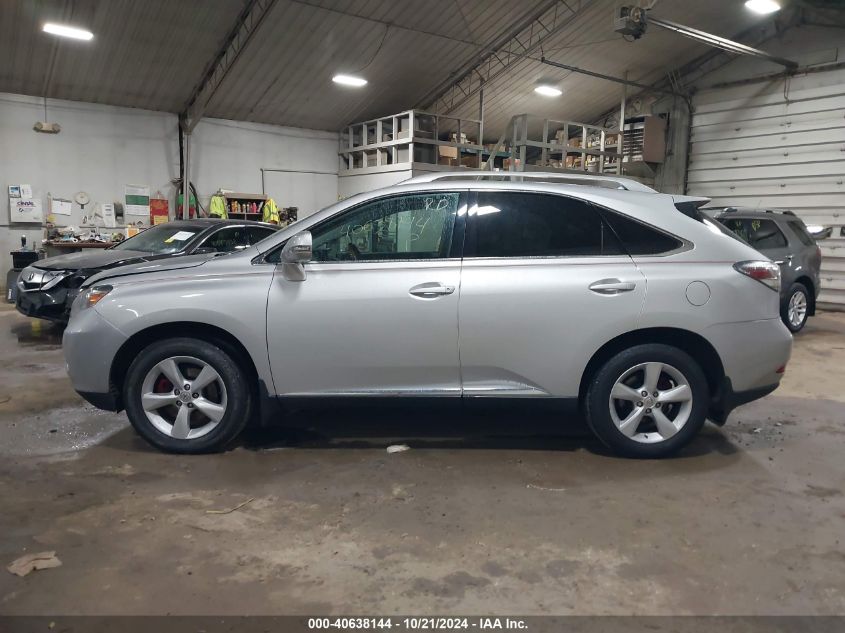 2010 Lexus Rx 350 VIN: 2T2BK1BA5AC002294 Lot: 40638144