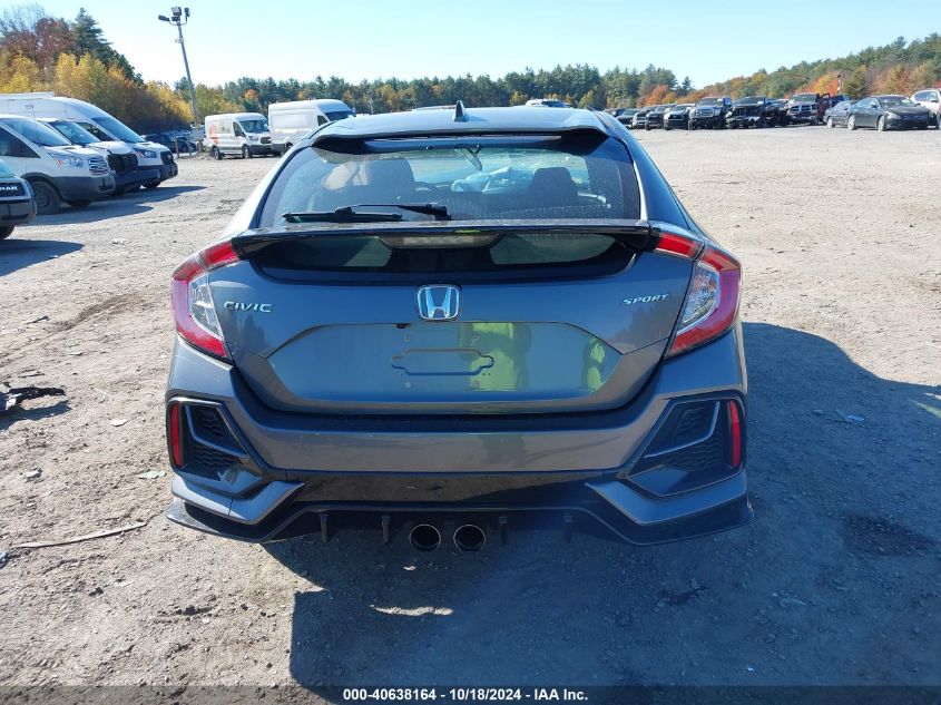 2021 Honda Civic Sport VIN: SHHFK7H44MU213494 Lot: 40638164