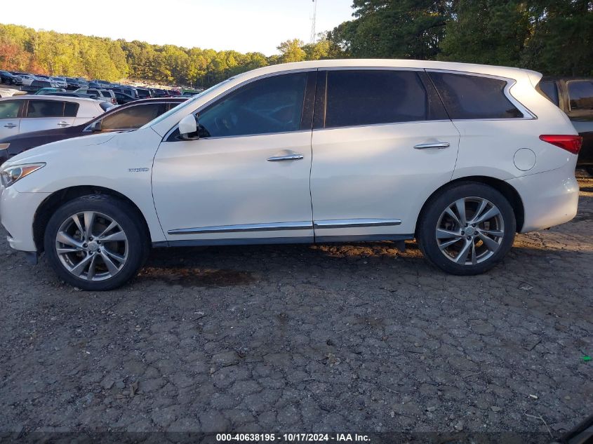 2014 Infiniti Qx60 Hybrid VIN: 5N1CL0MM6EC552699 Lot: 40638195