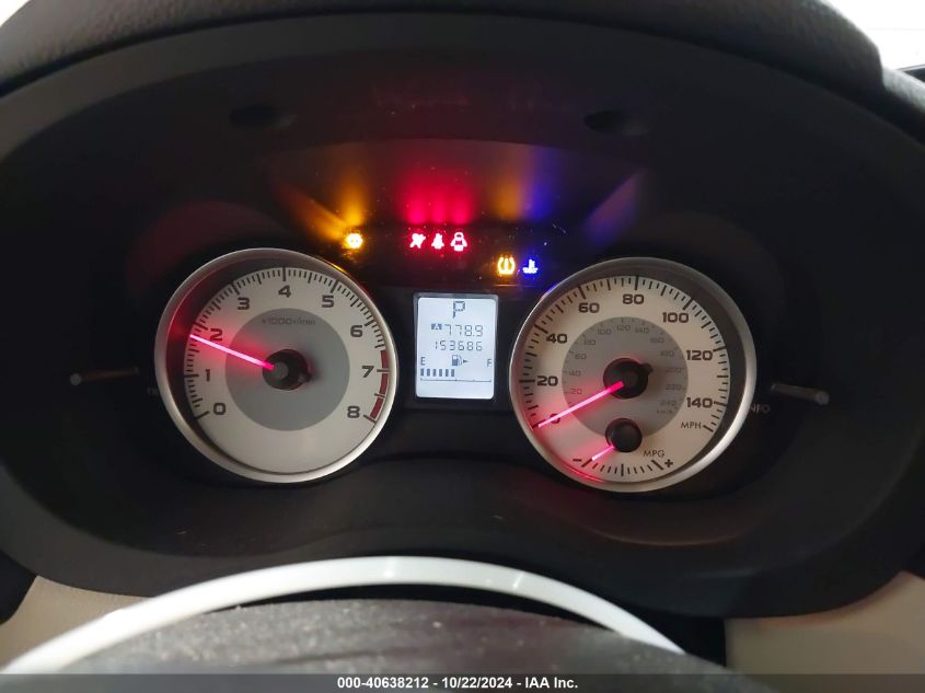 2012 Subaru Impreza 2.0I VIN: JF1GPAA60CH235545 Lot: 40638212