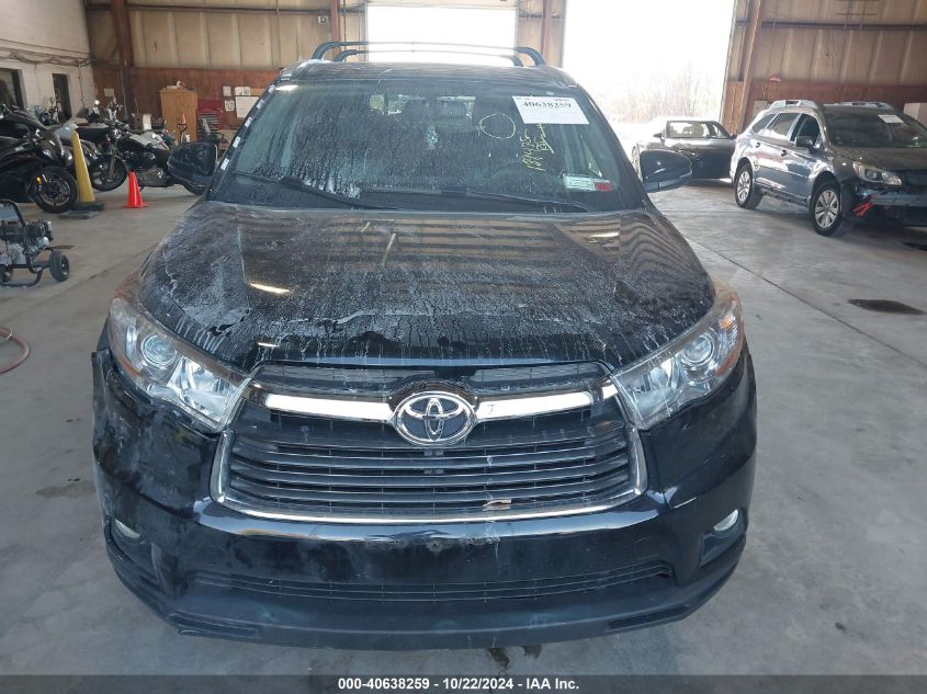 2015 Toyota Highlander Xle V6 VIN: 5TDJKRFH9FS205533 Lot: 40638259