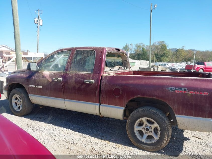 2003 Dodge Ram 1500 Slt/Laramie/St VIN: 1D7HU18D53J602837 Lot: 40638265