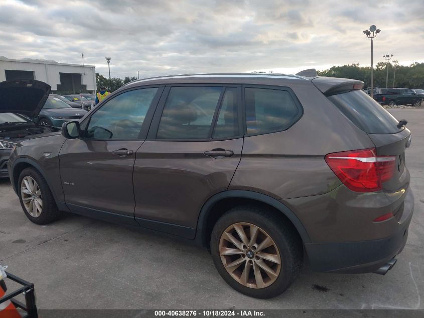 2014 BMW X3 xDrive28I VIN: 5UXWX9C52E0D15862 Lot: 40638276