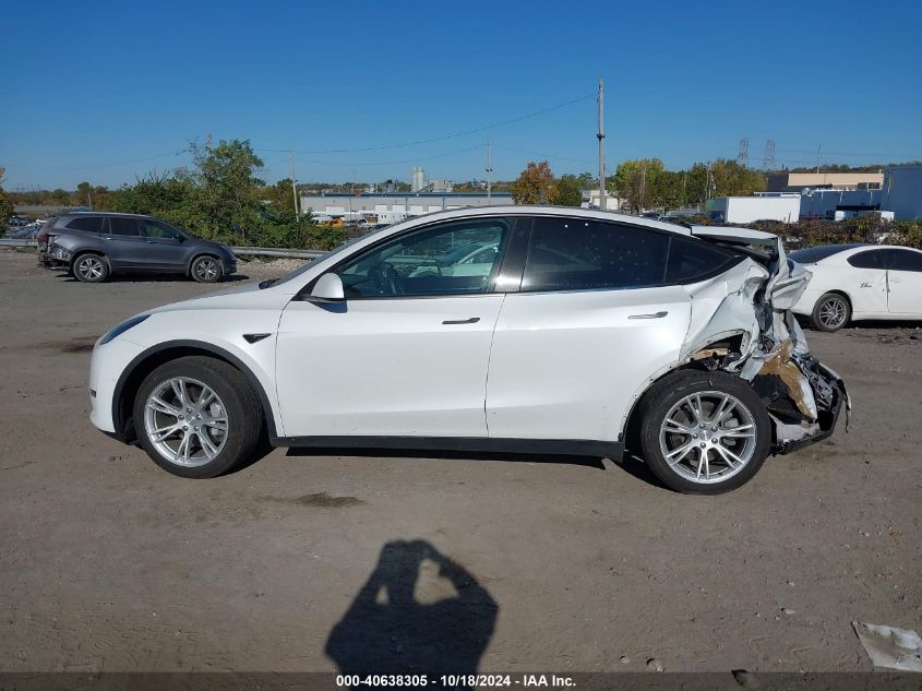 2021 Tesla Model Y Long Range Dual Motor All-Wheel Drive VIN: 5YJYGAEE6MF172730 Lot: 40638305