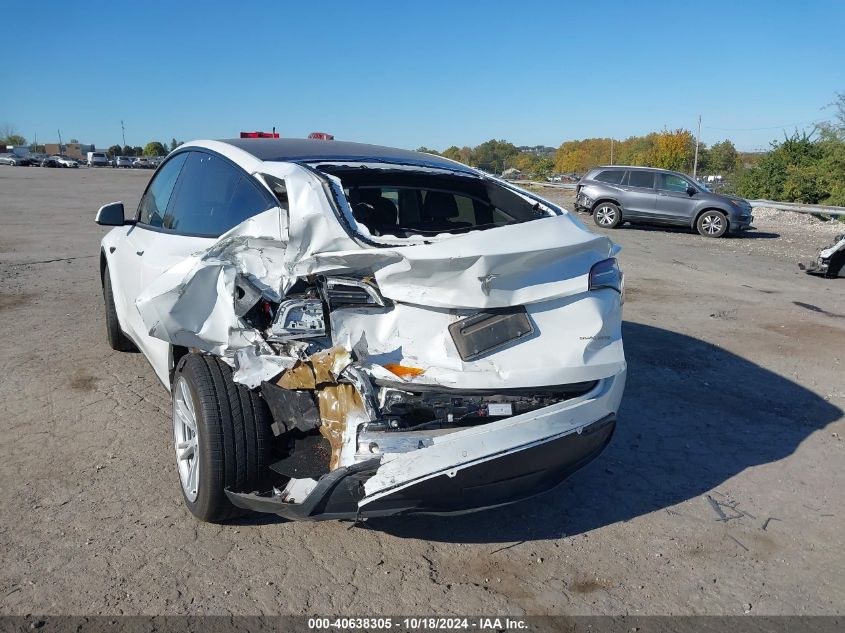 2021 Tesla Model Y Long Range Dual Motor All-Wheel Drive VIN: 5YJYGAEE6MF172730 Lot: 40638305