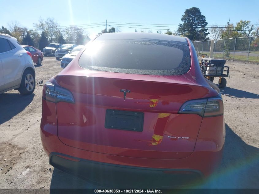 2020 Tesla Model Y VIN: 5YJYGDEE8LF008265 Lot: 40638353