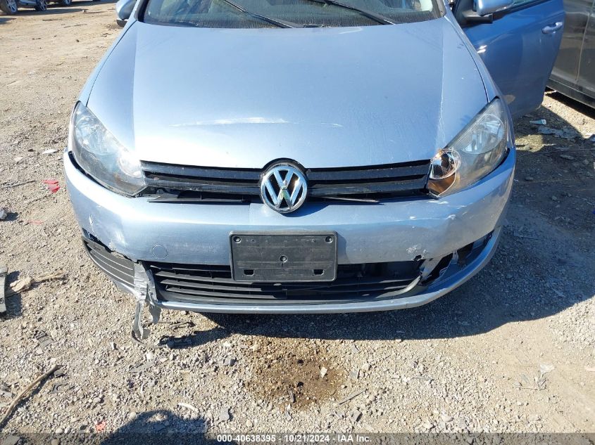 2010 Volkswagen Golf VIN: WVWDA7AJ0AW296134 Lot: 40638395