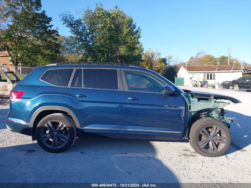 2021 Volkswagen Atlas 3.6L V6 Se W/Technology R-Line VIN: 1V2PR2CA0MC573990 Lot: 40638475