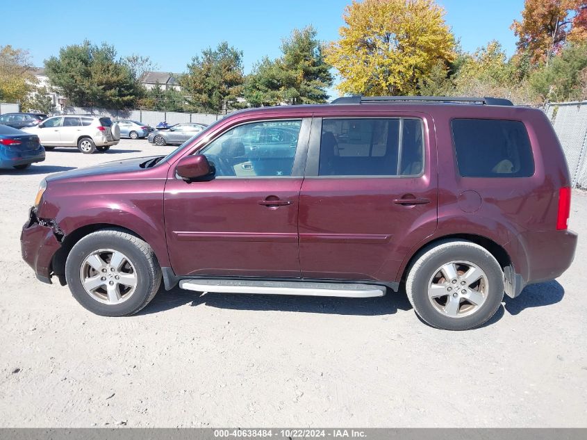 2011 Honda Pilot Ex-L VIN: 5FNYF4H55BB060739 Lot: 40638484