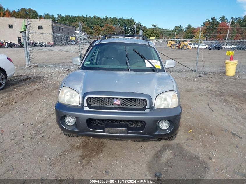 2003 Hyundai Santa Fe Gls/Lx VIN: KM8SC73D03U528010 Lot: 40638486