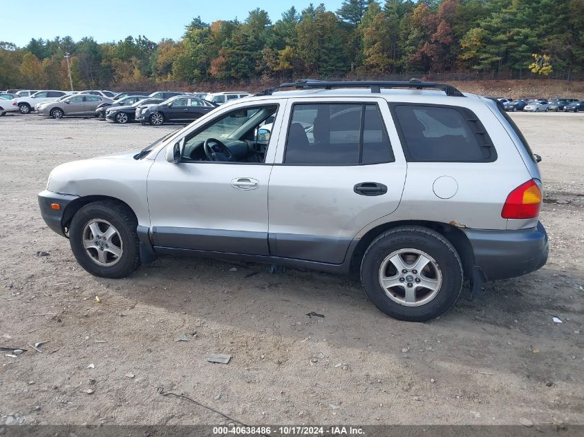 2003 Hyundai Santa Fe Gls/Lx VIN: KM8SC73D03U528010 Lot: 40638486