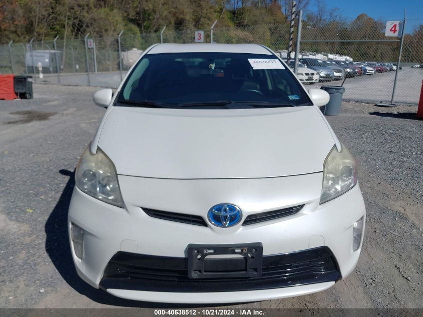 2013 Toyota Prius Three Se VIN: JTDKN3DU6D5621843 Lot: 40638512