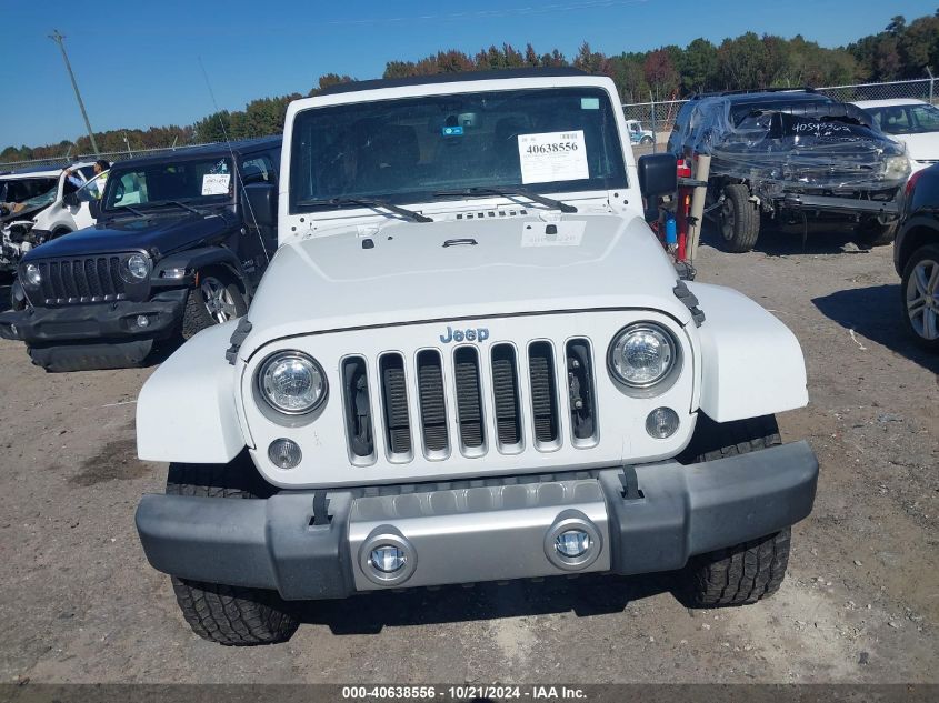 2017 Jeep Wrangler Unlimited Sahara 4X4 VIN: 1C4HJWEG6HL529987 Lot: 40638556