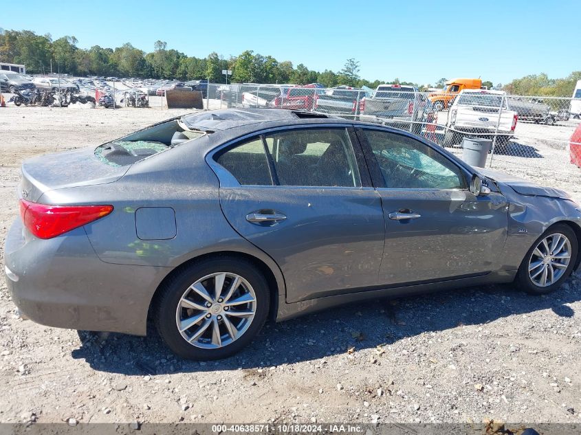 2016 Infiniti Q50 3.0T Premium VIN: JN1EV7AP0GM305709 Lot: 40638571