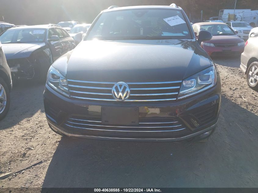 2017 Volkswagen Touareg V6 Wolfsburg Edition VIN: WVGRF7BP7HD005303 Lot: 40638585