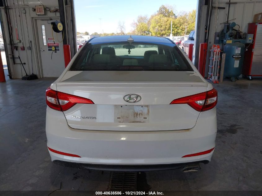 2016 Hyundai Sonata Se VIN: 5NPE24AF8GH384164 Lot: 40638586