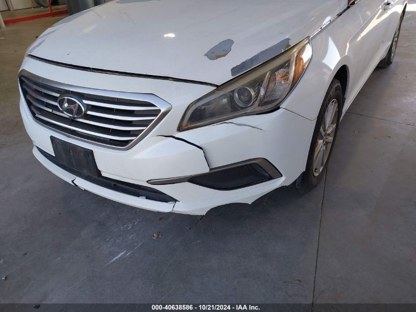 2016 Hyundai Sonata Se VIN: 5NPE24AF8GH384164 Lot: 40638586