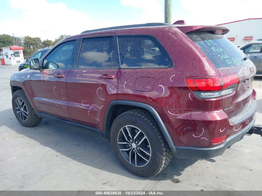 2018 Jeep Grand Cherokee Trailhawk 4X4 VIN: 1C4RJFLT7JC138051 Lot: 40638630