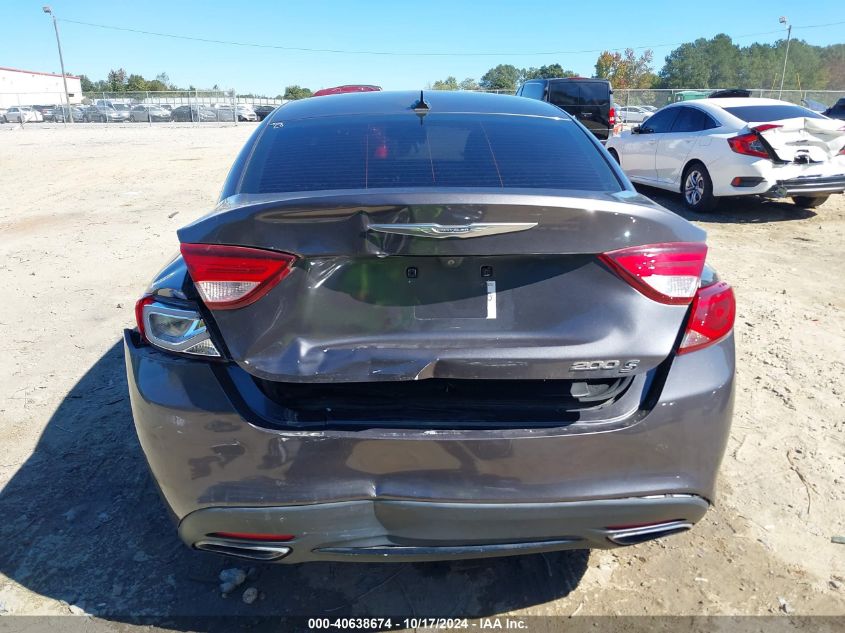 2015 Chrysler 200 S VIN: 1C3CCCBB4FN739117 Lot: 40638674