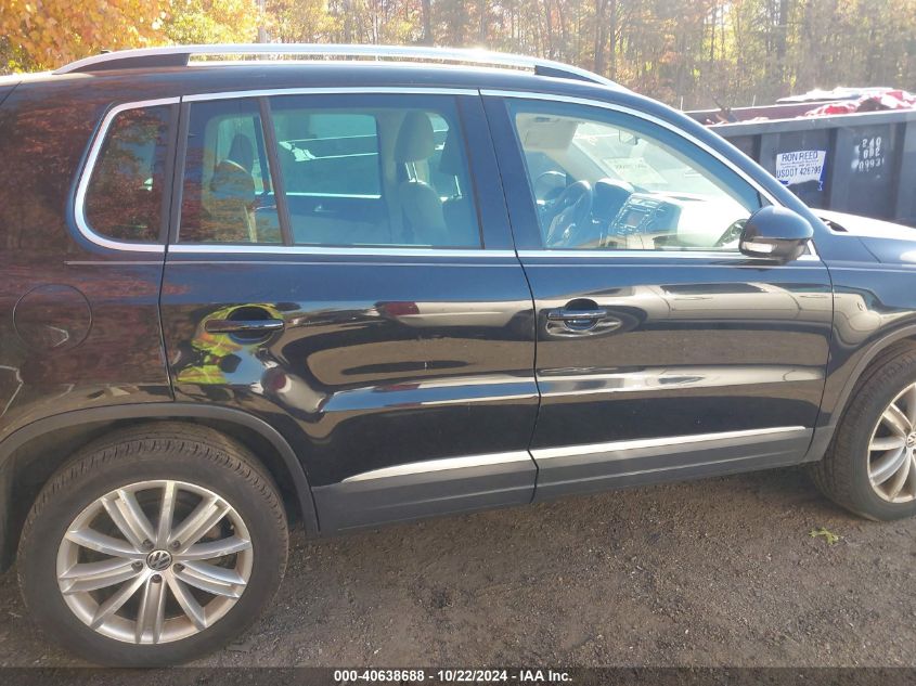 2012 Volkswagen Tiguan Se VIN: WVGBV7AX2CW603303 Lot: 40638688