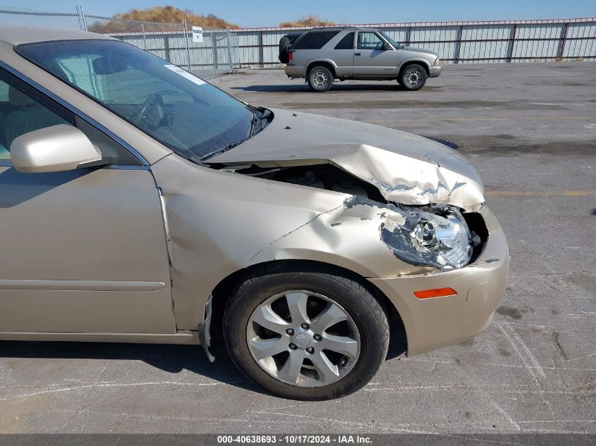 2007 Kia Optima Ex VIN: KNAGE123875112746 Lot: 40638693