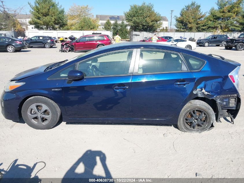 2014 Toyota Prius VIN: JTDKN3DU0E1777949 Lot: 40638730