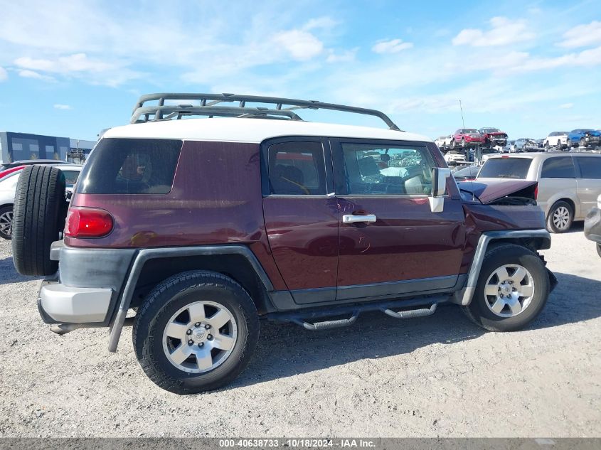 2007 Toyota Fj Cruiser VIN: JTEZU11F470018012 Lot: 40638733